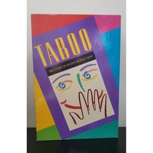 Vintage Original 1989 Taboo The Game- Tested Working, Complete Milton Bradley